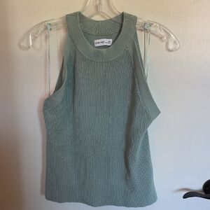 Nine West Women's Mint Ribbed Tank Top